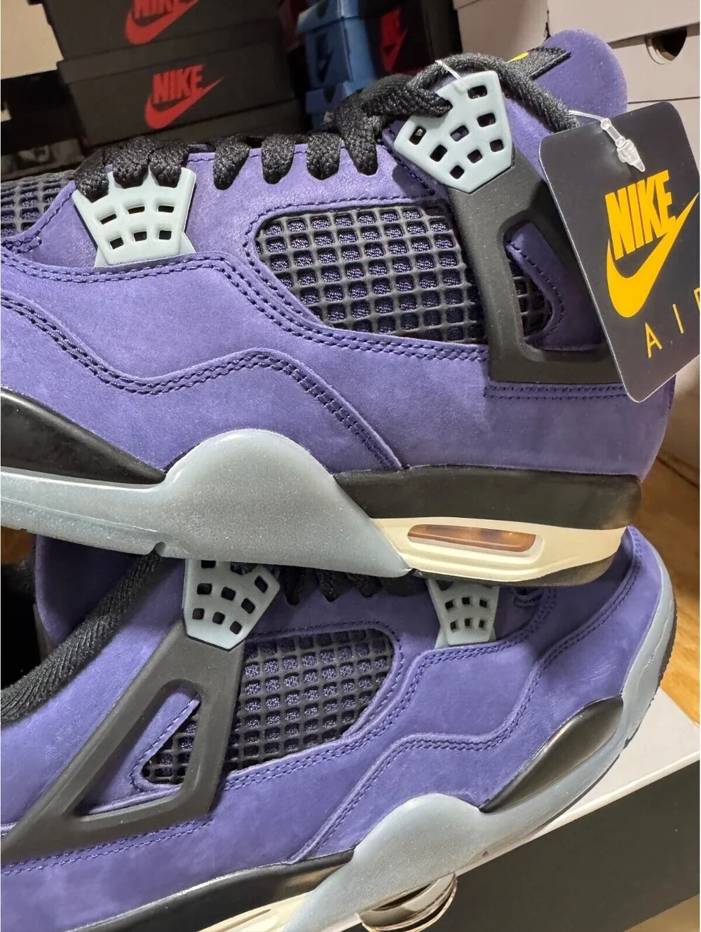 Air Jordan 4 Retro 'Lakers' FV5029-500 BRAND NEW MENS SIZE 12